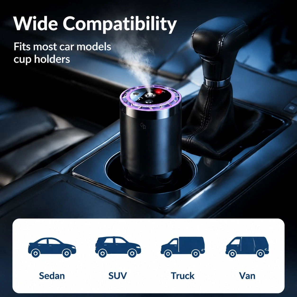 Smart Car Air Freshener Diffuser, Premium Long Lasting Fragrance, Effective Odor Eliminator For Car Interior, High Quality Aromatherapy Scent Device, Essential Vehicle Accessories