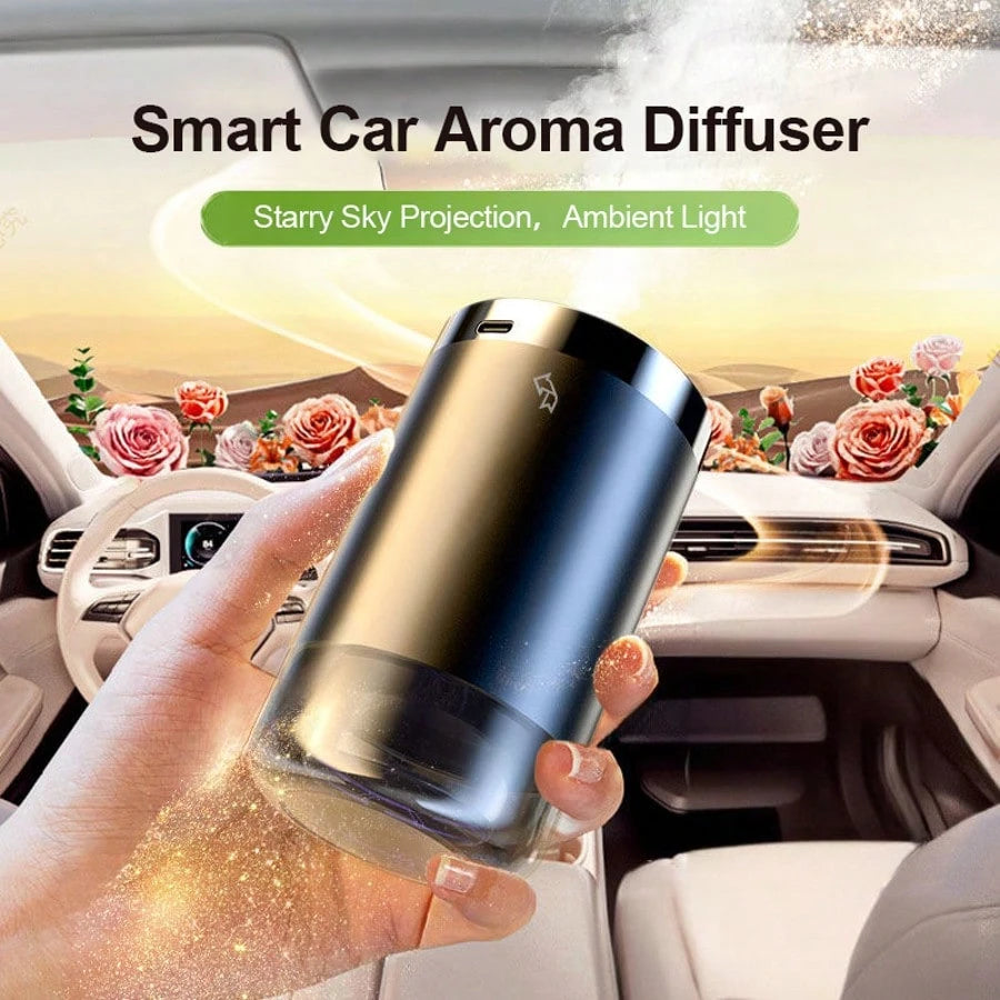 Smart Car Air Freshener Diffuser, Premium Long Lasting Fragrance, Effective Odor Eliminator For Car Interior, High Quality Aromatherapy Scent Device, Essential Vehicle Accessories