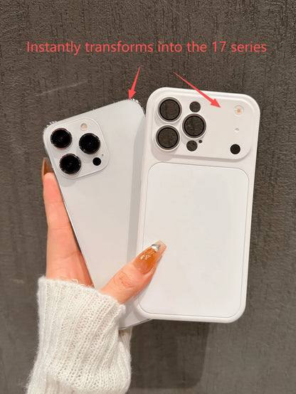Solid Color Material Shockproof Luxury Burgundy Solid Color 2-In-1 Personalized Instant Change 17 Series Phone Premium Case Compatible With Apple 11 12 13 14 15 16 17 15 Pro Max 16 Pro Max 17 Pro Max