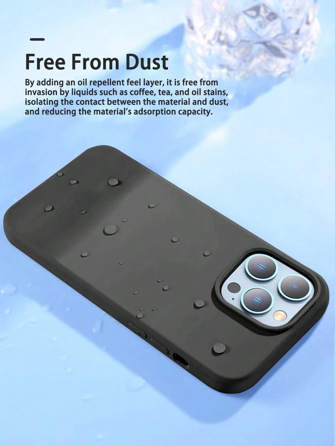 Solid Color Material Silicone Shockproof Luxury Black Silicone Liquid Silicone Shockproof 1PC Luxury Liquid Silicone Shockproof Premium Durable Case Compatible With Apple Compatible With IPhone 16 14