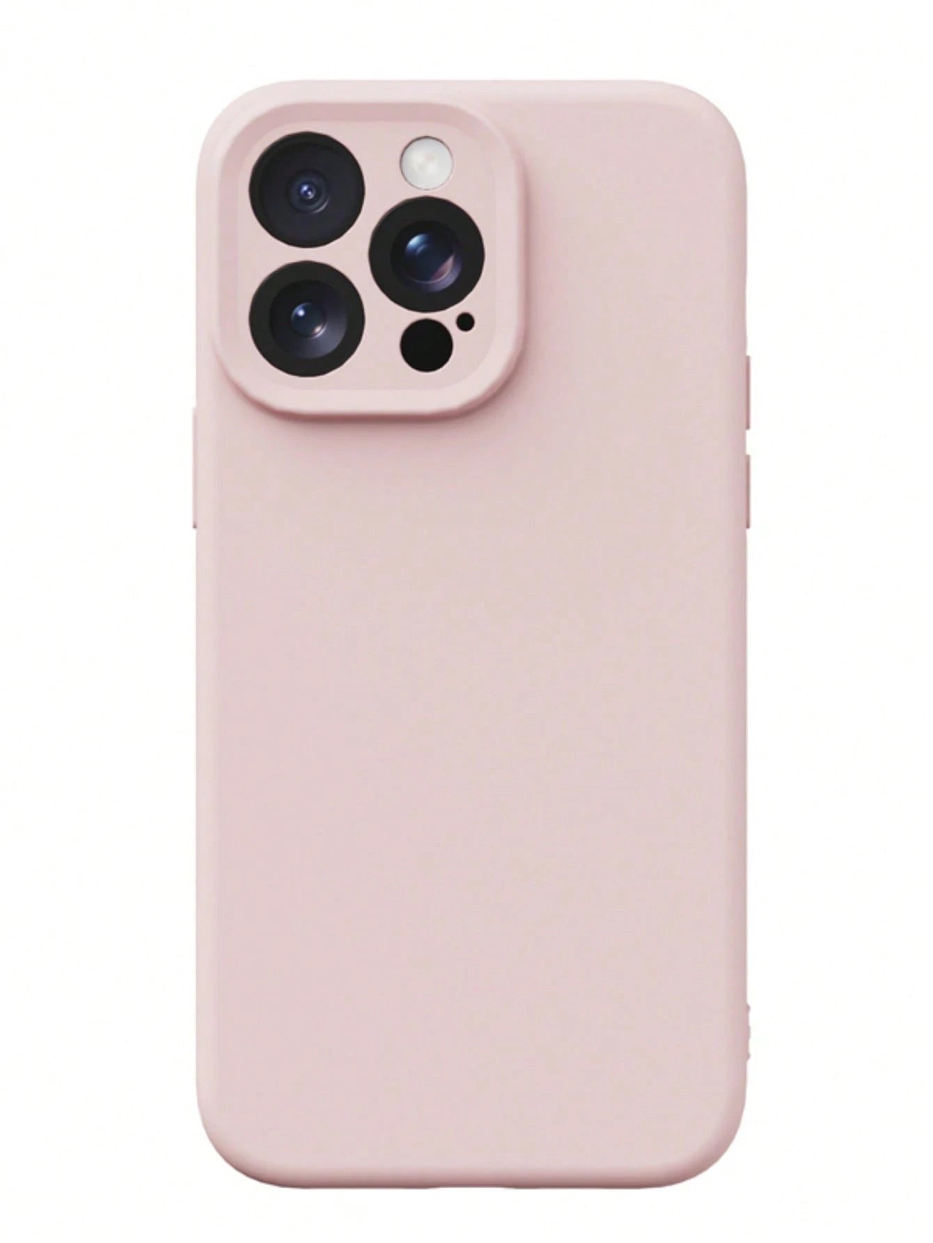 Solid Pink Liquid Silicone Case Compatible With IPhone 17 Pro Max, 17 Pro, 17 Air, 17, 16, 15, 14, 13, 12, 11 Pro Max Plus, Soft Touch Shock-Absorbing Protective Cover Spring Easter Gift