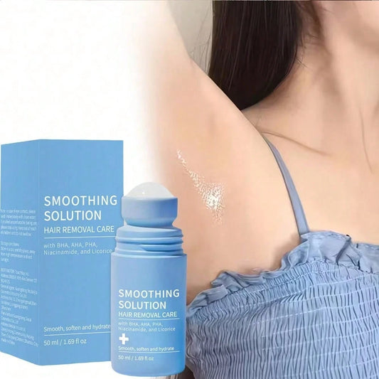 Soothing & Repairing Roll-On Serum-Targets Redness, Bumps, And Ingrown Hairs In The Bikini Area Caused By Shaving; Specially Designed For Women To Leave The Skin On Legs, Underarms, And Arms Soft And