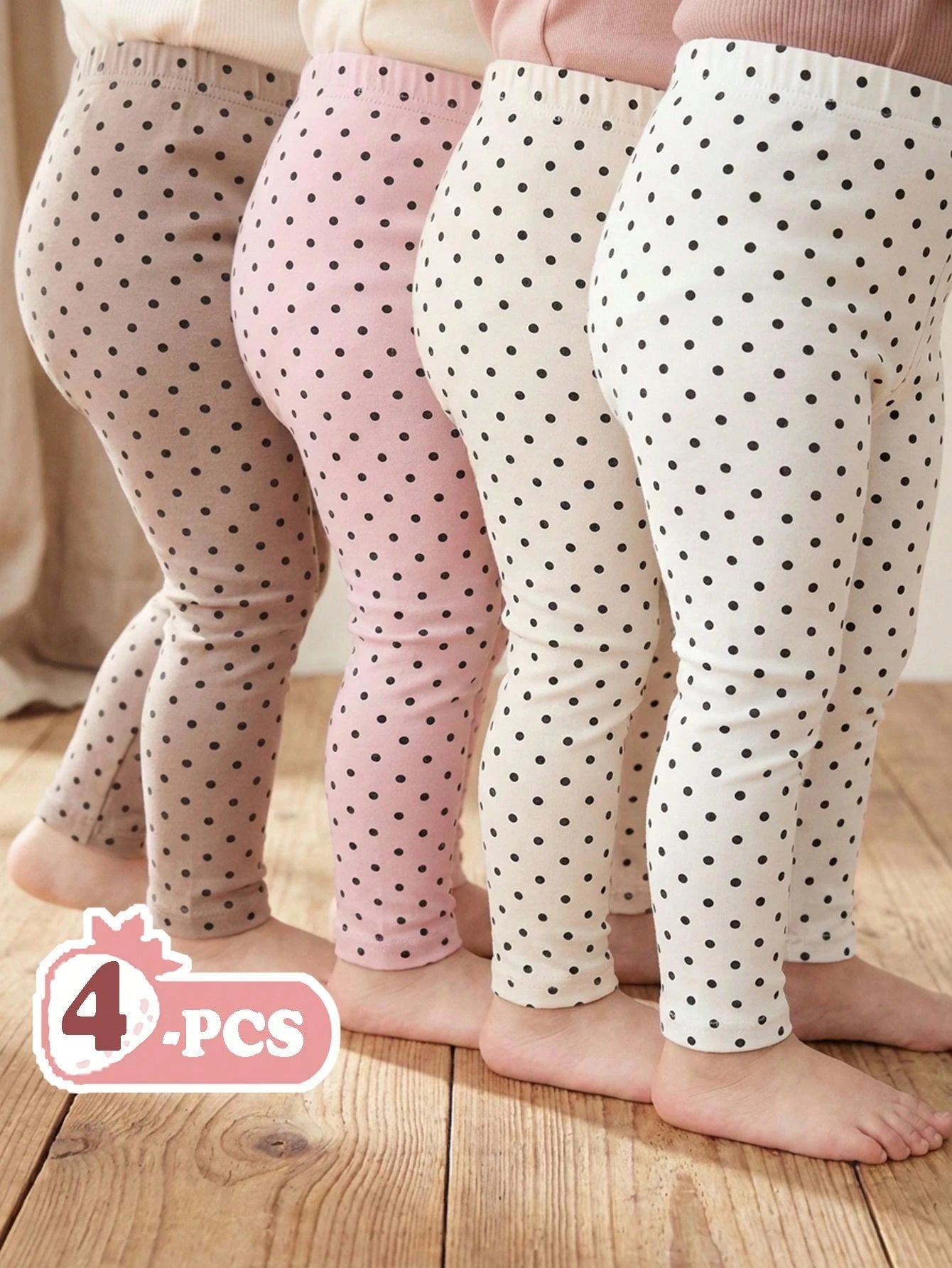 Souflis Souflis [Random 4pcs Sent]Spring/Summer Series, Dopamine Cream Spring/Summer Color Palette, Bohemian Style Floral, Daisy, Plant, Bow Pattern