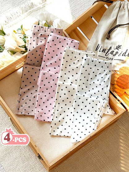 Souflis Souflis [Random 4pcs Sent]Spring/Summer Series, Dopamine Cream Spring/Summer Color Palette, Bohemian Style Floral, Daisy, Plant, Bow Pattern