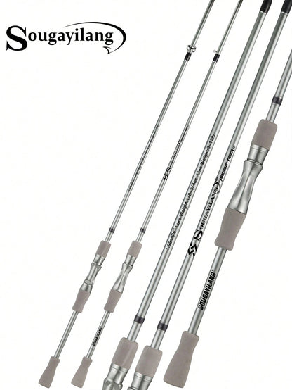 SOUGAYILANG 1.8m/5.9ft Ultralight Fishing Rod- Suitable For Freshwater And Saltwater Fishing Beginners, With EVA Handle And Ceramic Guides