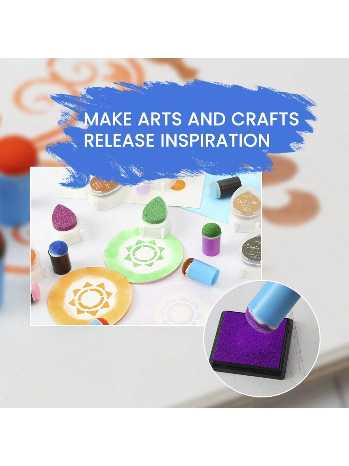 Sponge Daubers For Crafting- Perfect For Use With A Variety Of Coloring Mediums Such As Ink, Paint, Glue & More- Fits Over The Finger And Makes Blending Accuracy Easier Back To School,Back To School