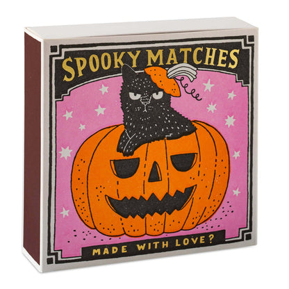 Spooky Matches Matchbox | Square - Safety Matches 🎃