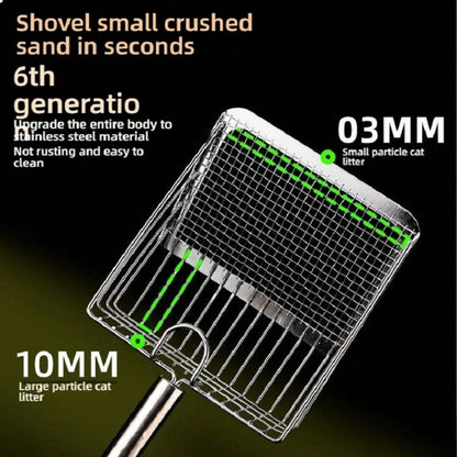 Stainless Steel Cat Litter Scoop- Rust-Resistant & Large Capacity For Hassle-Free Cat CareCrafted From Premium Stainless Steel, These Litter Scoops Boast Exceptional Rust Resistance-Ideal For Humid E