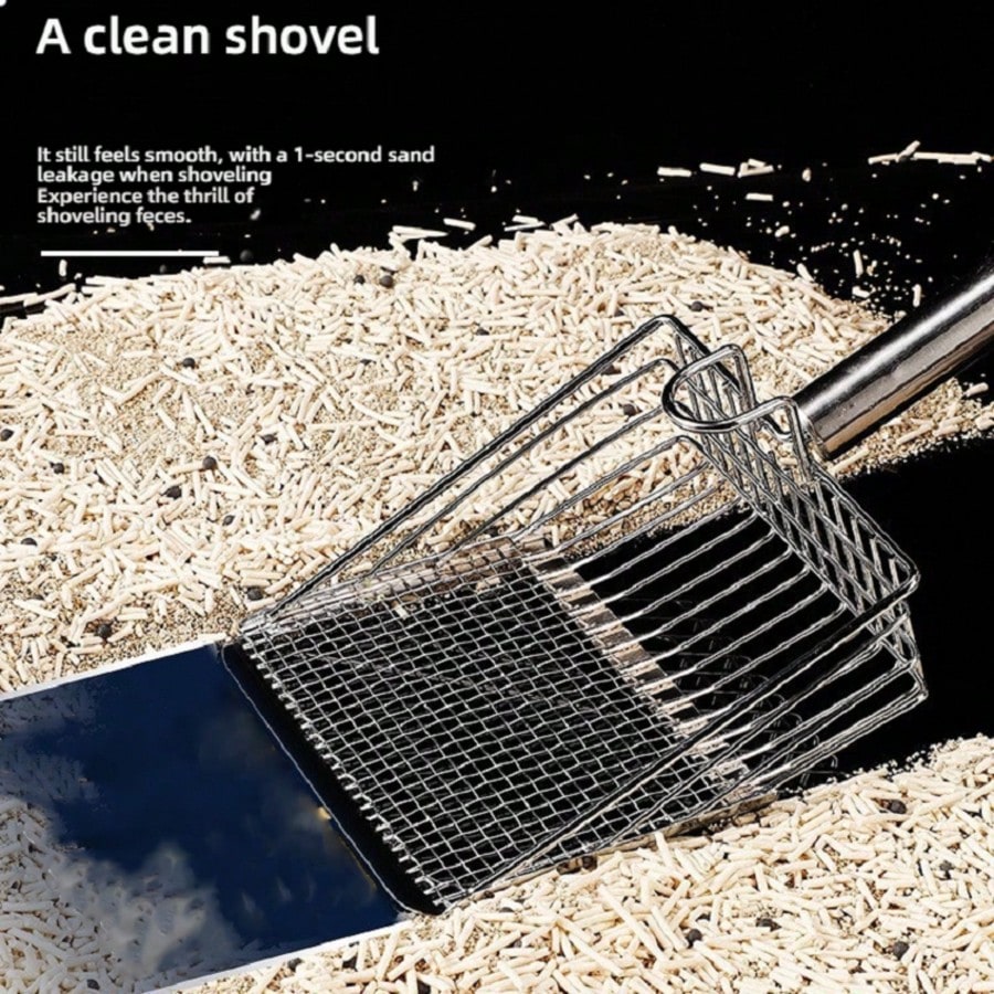 Stainless Steel Cat Litter Scoop- Rust-Resistant & Large Capacity For Hassle-Free Cat CareCrafted From Premium Stainless Steel, These Litter Scoops Boast Exceptional Rust Resistance-Ideal For Humid E