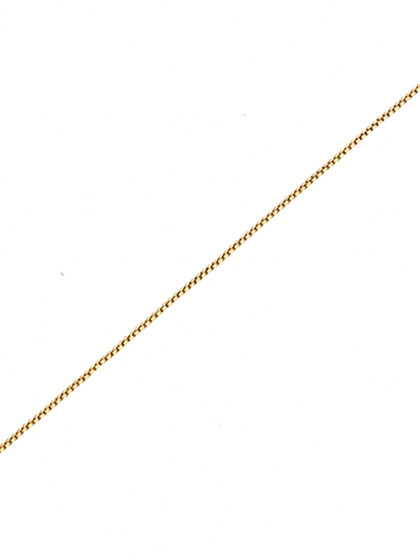 Stainless Steel Flat Chain Ladies' Anklet Thin Simple Exquisite Small Chain Details, Summer Beach Holiday Style Accessories.
