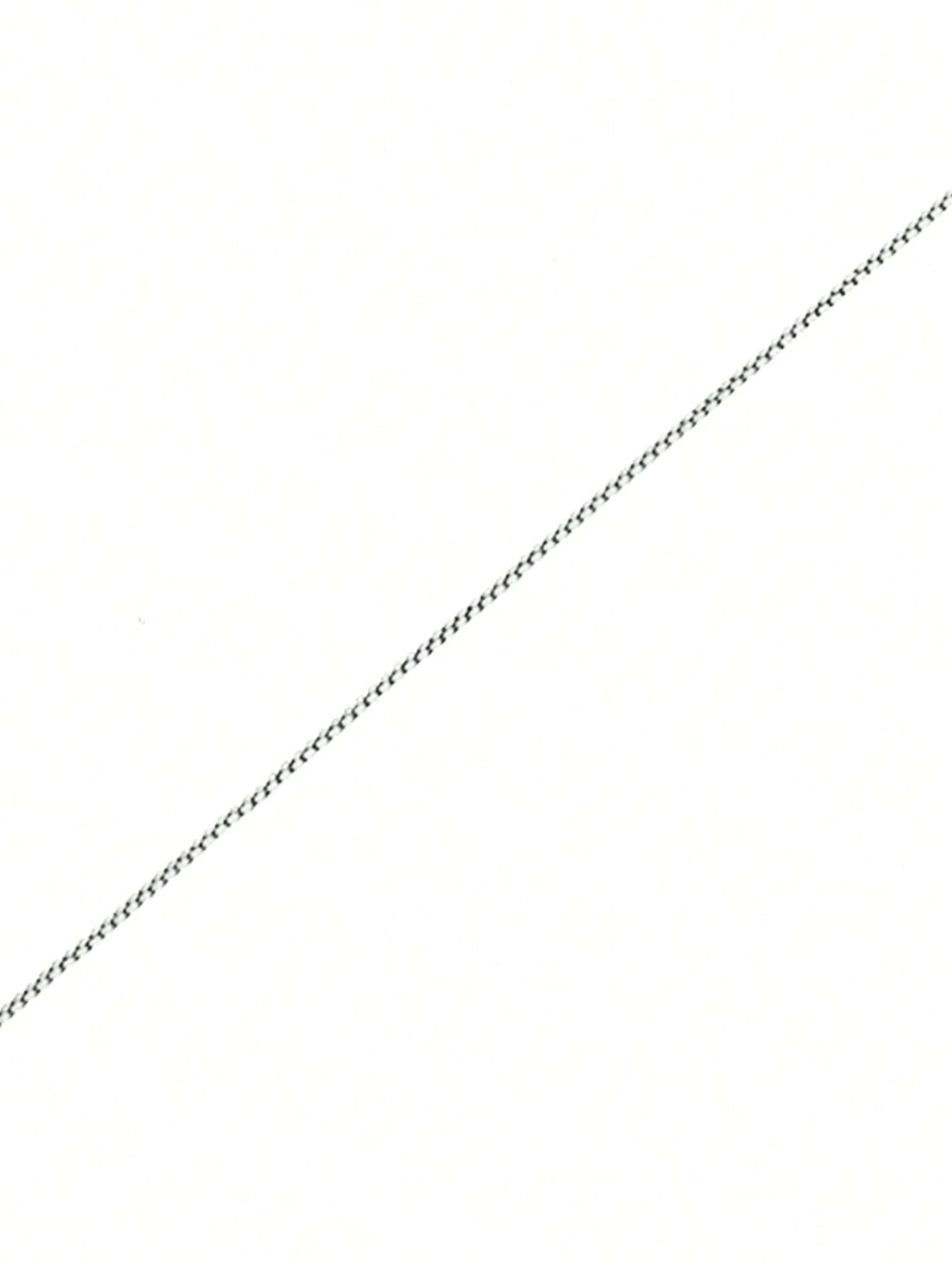 Stainless Steel Flat Chain Ladies' Anklet Thin Simple Exquisite Small Chain Details, Summer Beach Holiday Style Accessories.