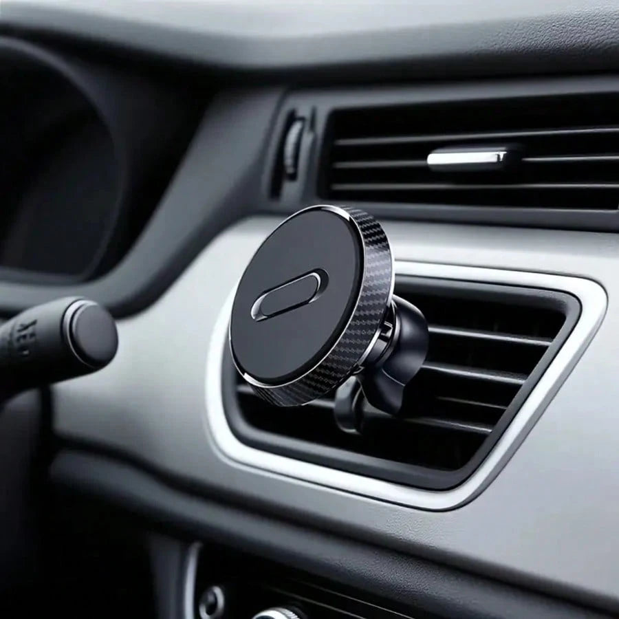 Strong Magnetic Car Phone Holder, 360° Rotating Adjustable Holder, Suitable For Home Mirror Installation- Non-Slip Base, One-Button Operation, Compatible With Air Conditioning Vents, Durable Design