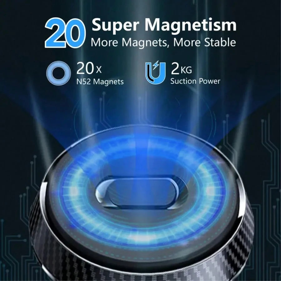 Strong Magnetic Car Phone Holder, 360° Rotating Adjustable Holder, Suitable For Home Mirror Installation- Non-Slip Base, One-Button Operation, Compatible With Air Conditioning Vents, Durable Design