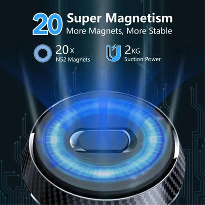 Strong Magnetic Car Phone Holder, 360° Rotating Adjustable Holder, Suitable For Home Mirror Installation- Non-Slip Base, One-Button Operation, Compatible With Air Conditioning Vents, Durable Design