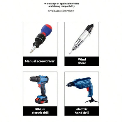 Strong Magnetic Positioning Drill| Anti-Slip Anti-Collision Design, Black Gold Cross Screwdriver Head, Suitable For Ceiling/Woodworking, Waterproof Floor Installation Tool, Suitable For Ceiling Woodw