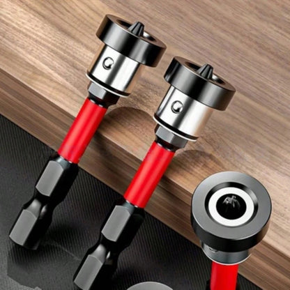 Strong Magnetic Positioning Drill| Anti-Slip Anti-Collision Design, Black Gold Cross Screwdriver Head, Suitable For Ceiling/Woodworking, Waterproof Floor Installation Tool, Suitable For Ceiling Woodw