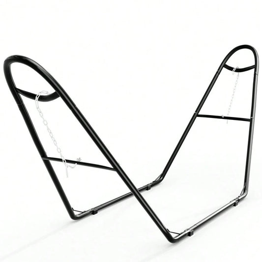 Studyset Heavy Duty Universal Double Hammock Stand, Weatherproof Steel Frame 550 LBS Load For 9 To 14 Foot Hammock Indoor Outdoor Use