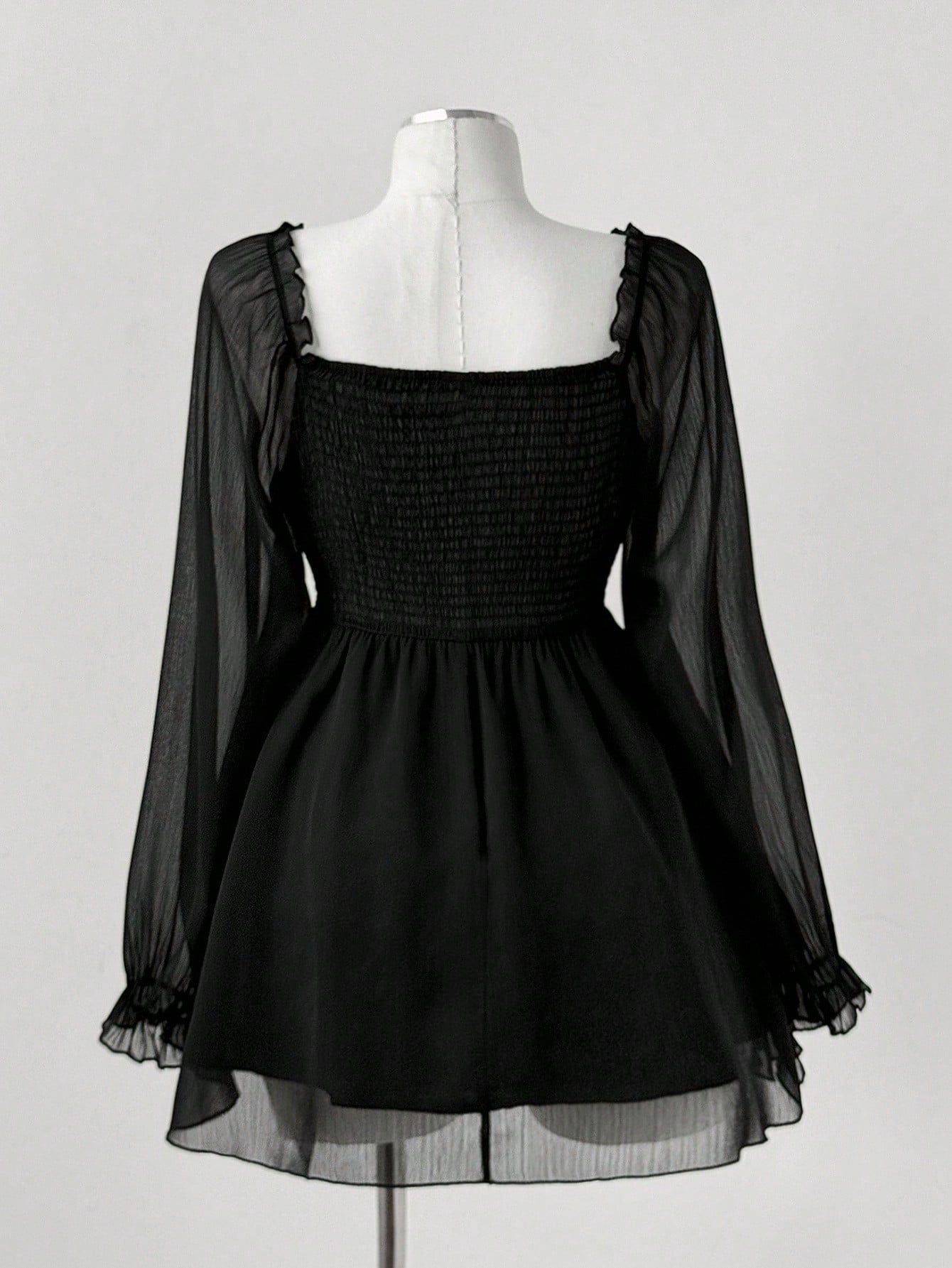 Sunspun Plus Size Fashionable Commuter Solid Color Lace Trim Blouse Fall Cloth For Women