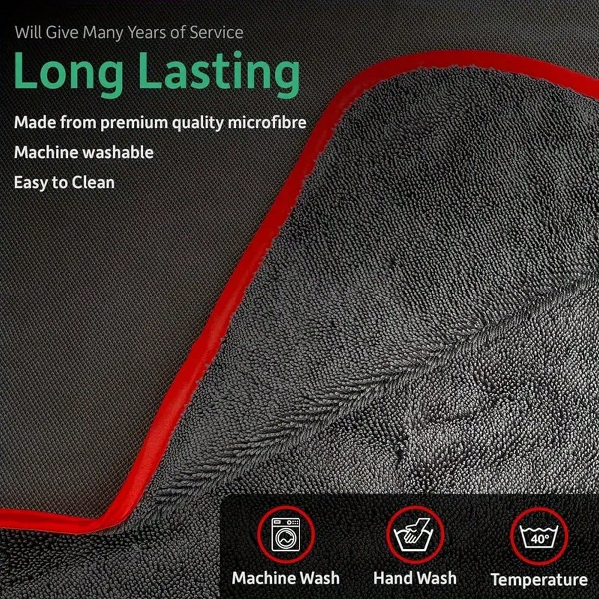 Super Absorbent Microfiber Car Drying Towel, Achieving Ultimate Car Protection, Essential For Vehicle Hygiene, Compact Design, High Water Absorption, Fast Drying Without Marks, Suitable For Cars, Truc