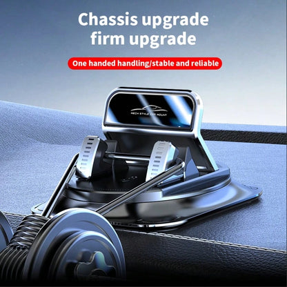 Super Stable Car Phone Mount: 360° Rotation + Non-Trace Silicone Base – Anti-Shake Holder For Dashboard Navigation (All Phone Models)