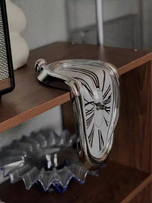 [Surrealist Art] Melted Clock| Wall Clock| Art Inspired| Surrealist| Decorative| Home Office Desk