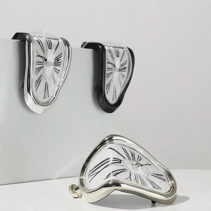 [Surrealist Art] Melted Clock| Wall Clock| Art Inspired| Surrealist| Decorative| Home Office Desk