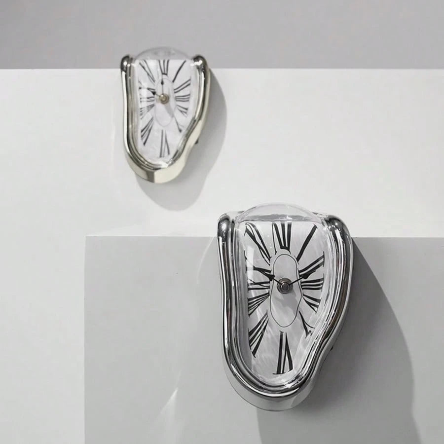 [Surrealist Art] Melted Clock| Wall Clock| Art Inspired| Surrealist| Decorative| Home Office Desk