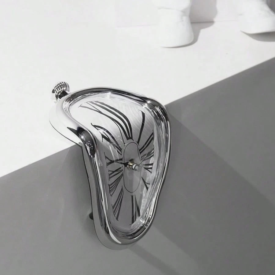 [Surrealist Art] Melted Clock| Wall Clock| Art Inspired| Surrealist| Decorative| Home Office Desk