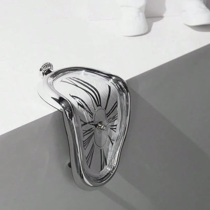 [Surrealist Art] Melted Clock| Wall Clock| Art Inspired| Surrealist| Decorative| Home Office Desk