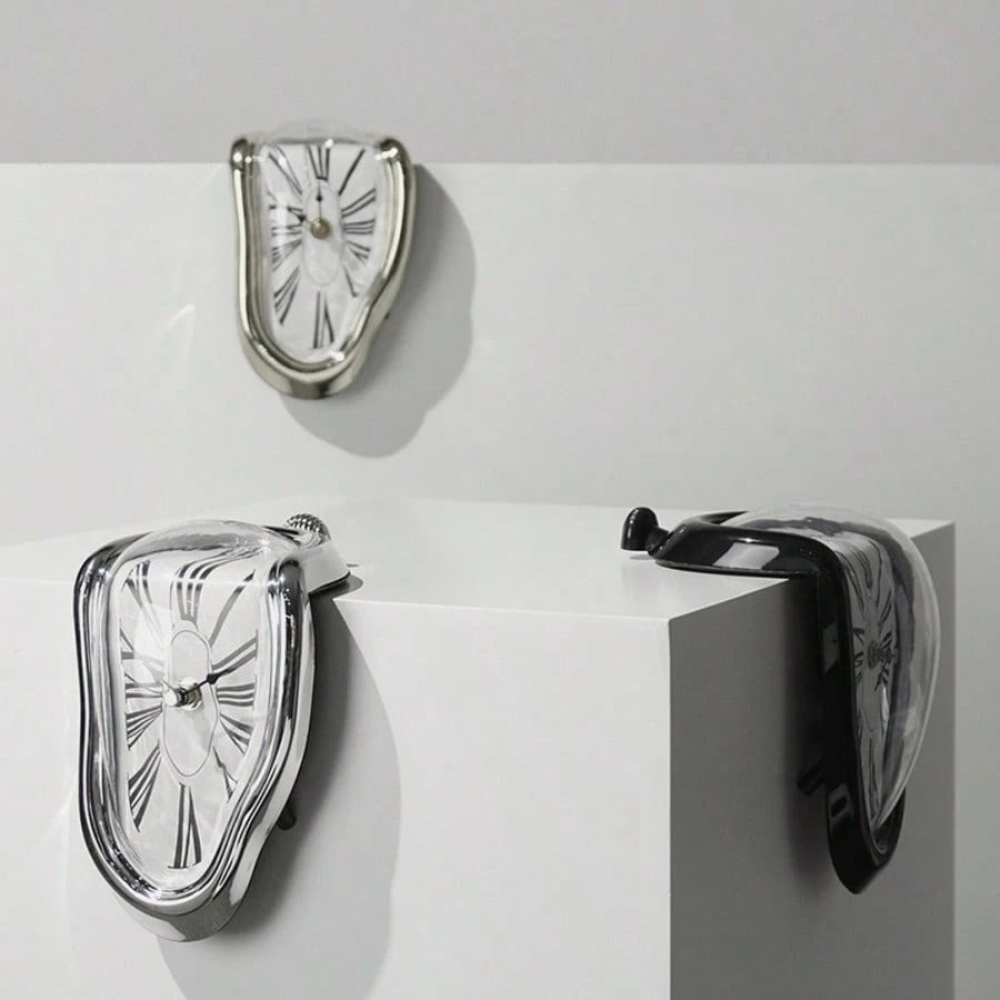 [Surrealist Art] Melted Clock| Wall Clock| Art Inspired| Surrealist| Decorative| Home Office Desk