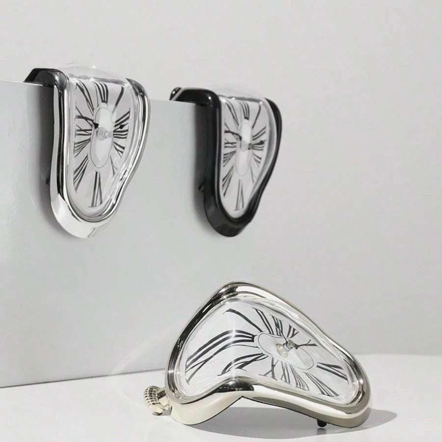 [Surrealist Art] Melted Clock| Wall Clock| Art Inspired| Surrealist| Decorative| Home Office Desk