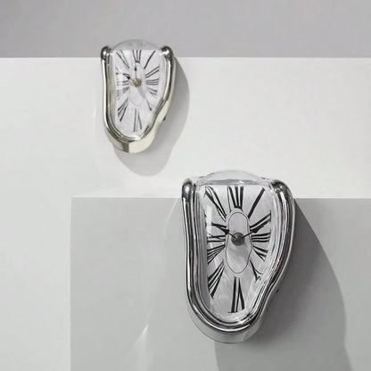 [Surrealist Art] Melted Clock| Wall Clock| Art Inspired| Surrealist| Decorative| Home Office Desk