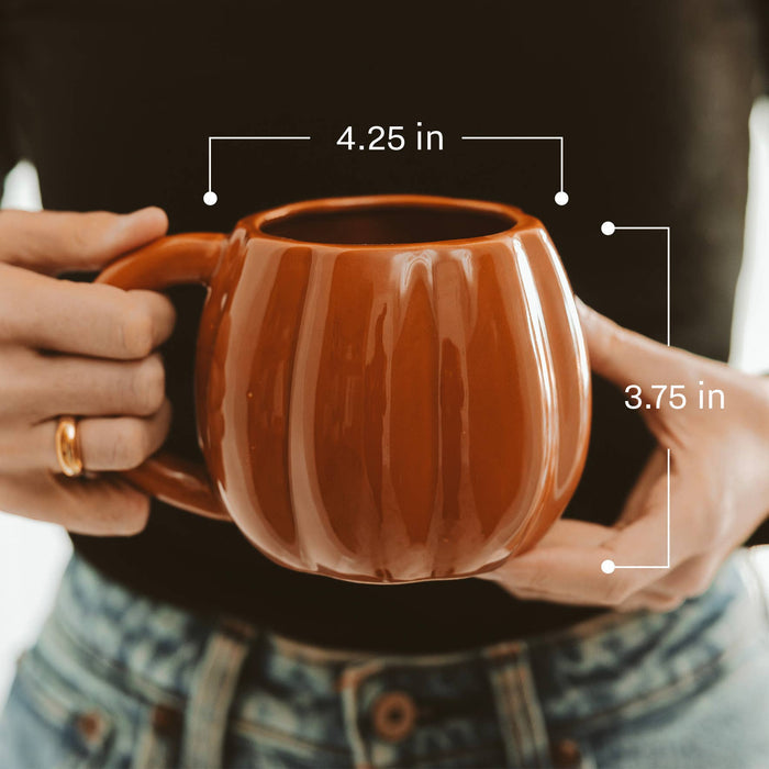 Sweet Water Decor - Orange Pumpkin Coffee Mug - Fall Decor & Gifts