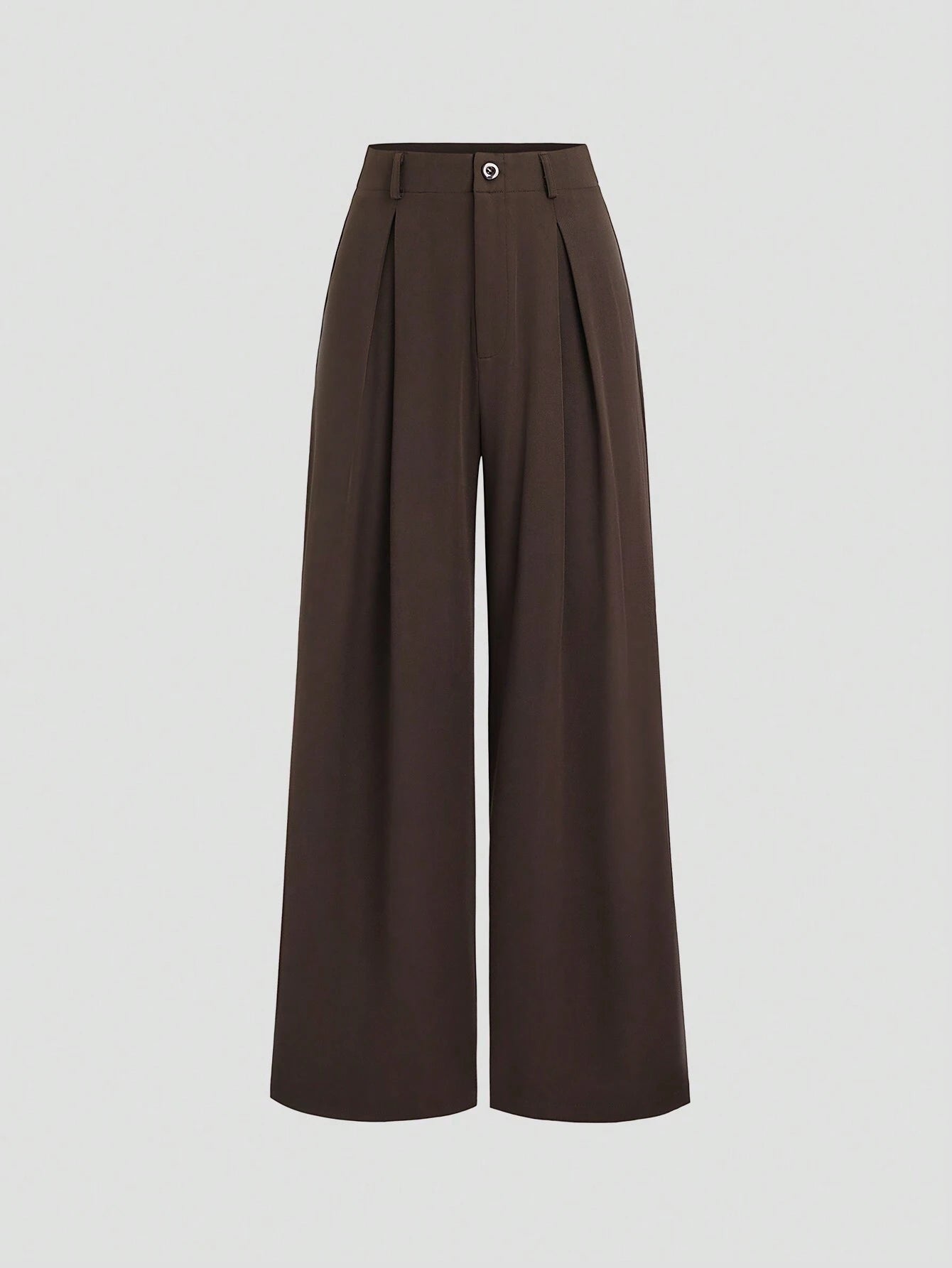 Sweetra Women's Vintage Elegant Jacquard Pleated Wide-Leg Pants, Autumn/Winter Fall Cloth For Women