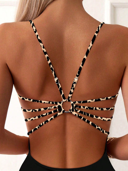 Swim Basics 2025 Women One-Piece Swimsuit Beach Outfit For Summer Beach Vacation