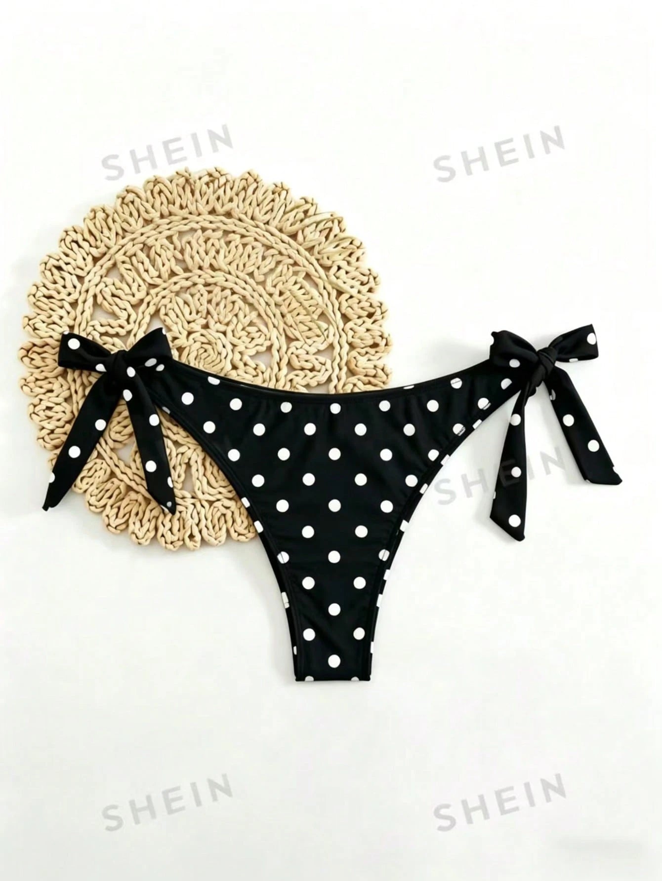 Swim Basics Plus Size Solid Swimsuit Bottom, Minimalist Style For Women Daily, Holiday, Beach Wear, Summer
