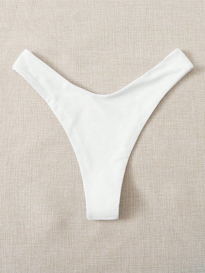 Swim Basics Summer Beach High Leg Bikini Panty