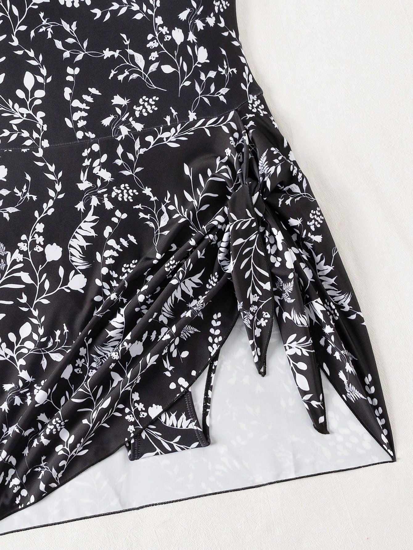 Swim Glamine Women's Floral Print One-Piece Swimsuit, Suitable For Summer Vacation & Beach