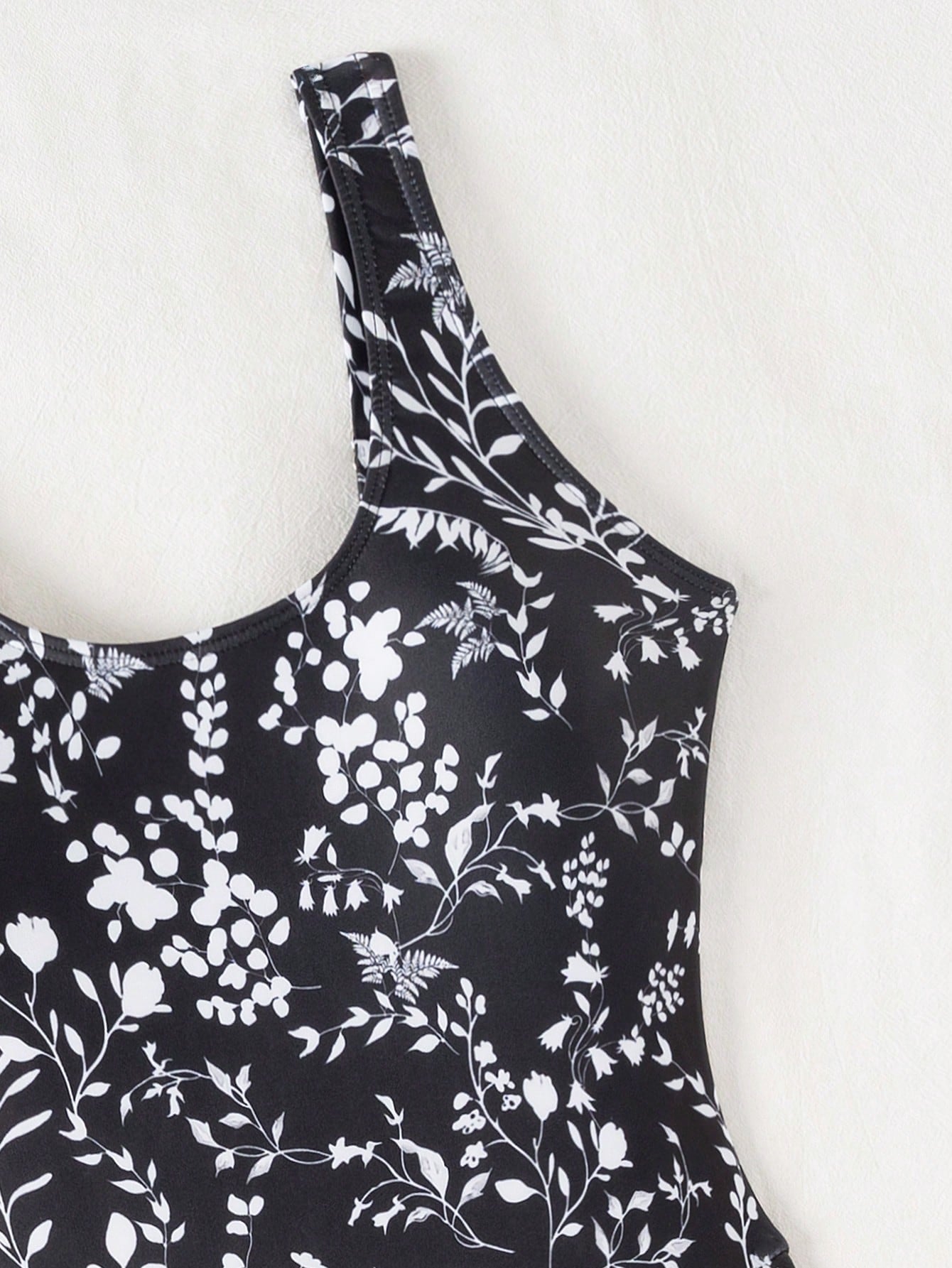 Swim Glamine Women's Floral Print One-Piece Swimsuit, Suitable For Summer Vacation & Beach