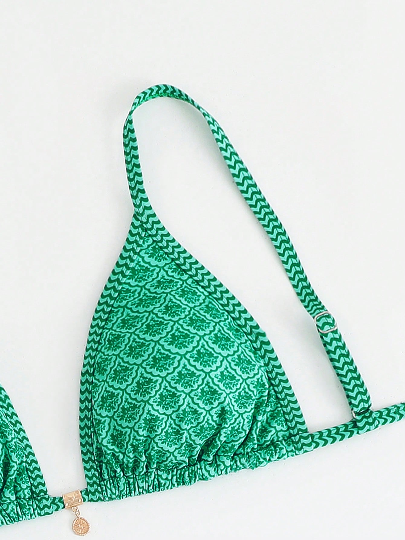 Swim Mod Plus Size Women 2 Pieces Sexy Bikini Set, Adjustable Strap Splicing Swimsuit For Beach Holiday For Summer Beach Vacation