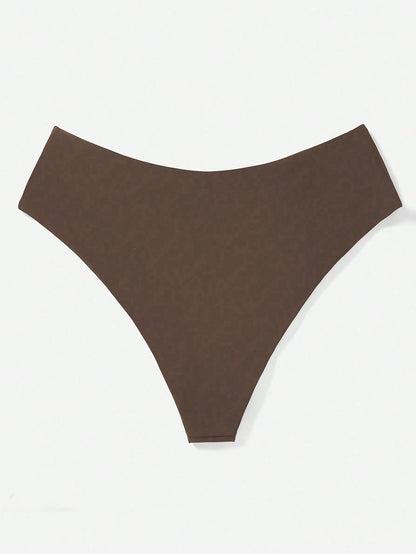 Swim Vcay Plus Size Women Solid Color Bikini Bottom