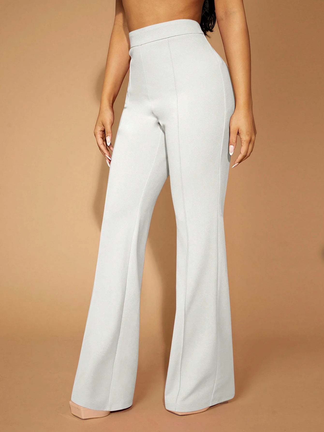 SXY Seam Front Flare Leg Pants Concert Long Summer Dress Prom Dress Sexy Dress Valentine Day Dress
