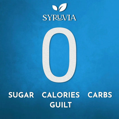 Syruvia Sugar-Free Blue Raspberry Flavored Syrup- 25.4 Fl Oz Premium Flavoring Syrup- 0 Calorie- Kosher Flavored Syrups, Gluten Free, Perfect For Drinks, Soda, Shakes, Cocktails, Desserts, And More.