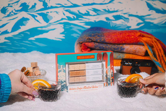 TEASPRESSA | LUXE Mixer Cube - Winter Mulled Wine Mixer Cube Kit (Orange Clove, Cinnamon)