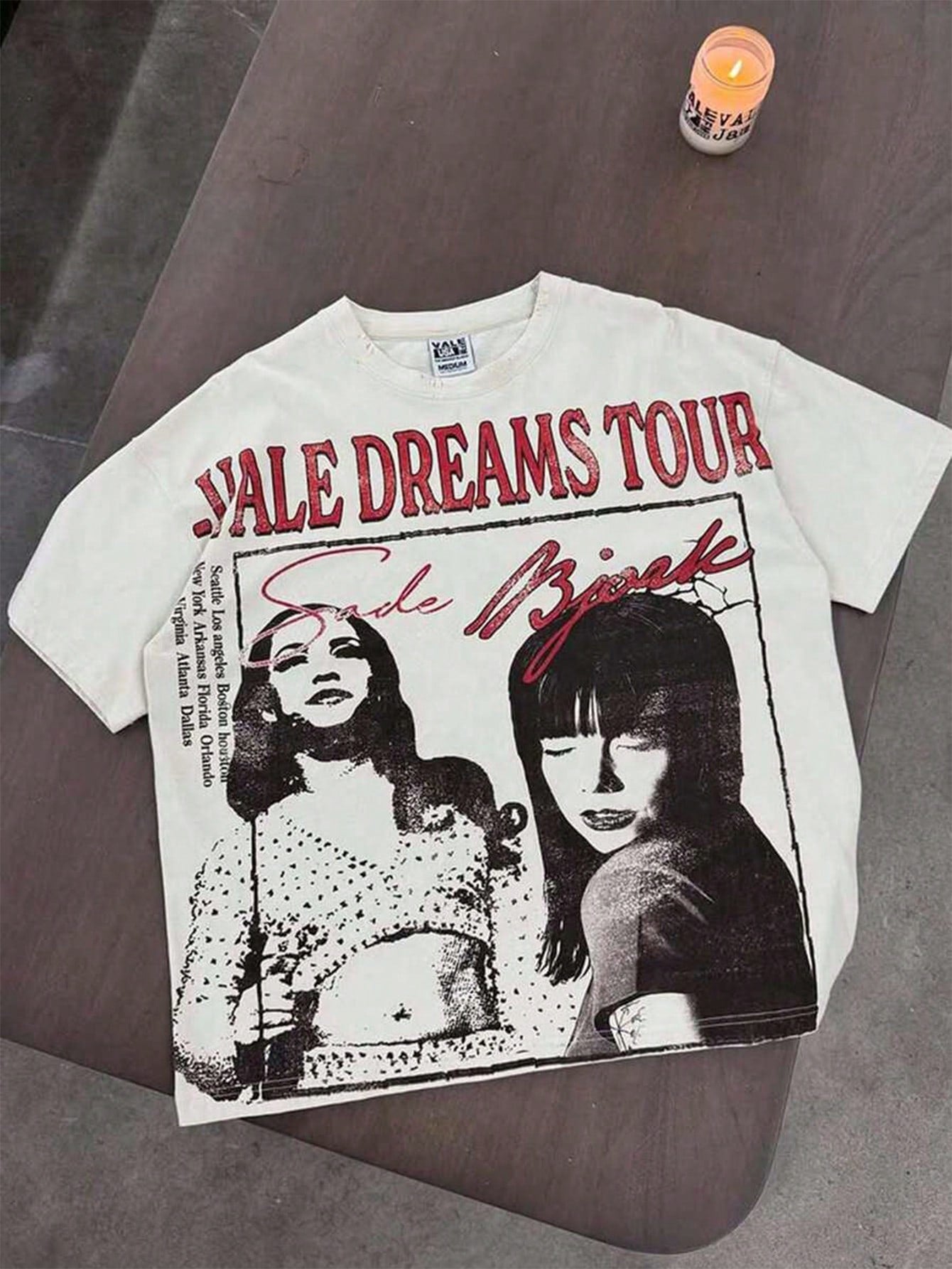 Teenage Retro Travel Style Photo Slogan Design Y2K Style Pure Cotton T-Shirt, 100% Pure Cotton Fabric- Soft And Comfortable Throughout The Summer