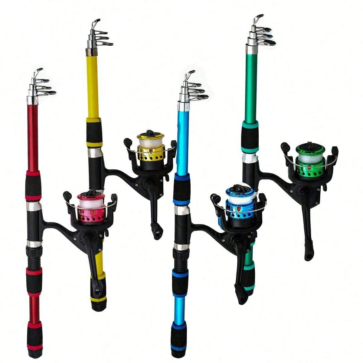 Telescopic Short Fishing Rod Set, Ultra-Hard Long Cast Rod With Metal Reel, Complete Casting Fishing Gear, 39pcs Fishing Lure Set, Suitable For All Water Layers, Freshwater And Saltwater, Fishing Gift