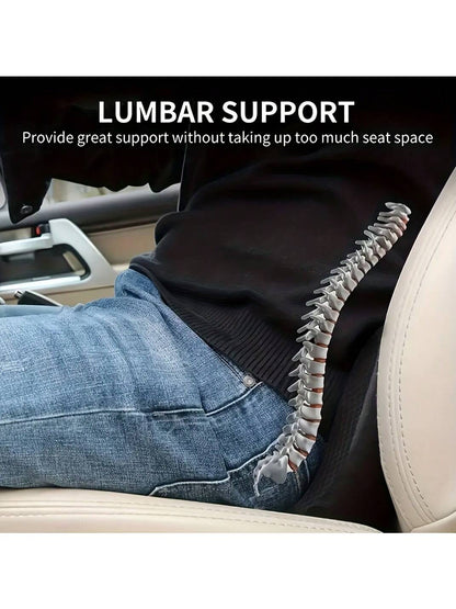 The 1pc Memory Foam Car Seat Cushion Relieves Sciatica And Lower Back Pain During Driving, And Eases Fatigue
