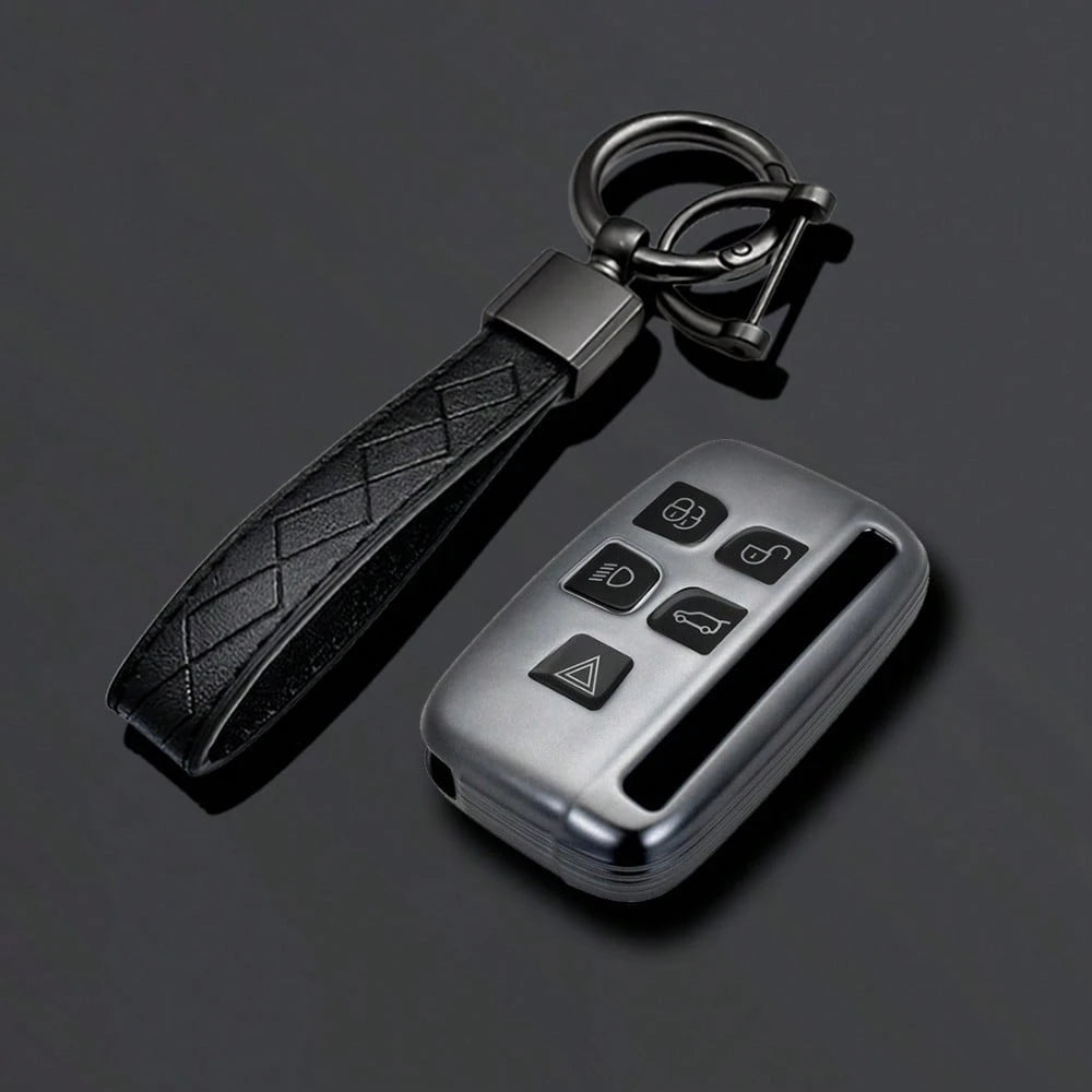 TPU Car Key Cover Compatible With Land Rover Range Rover, Range Rover Evoque, Range Rover Sport, Freelander, Discovery, Velar, XE, XF, XJ Accessories