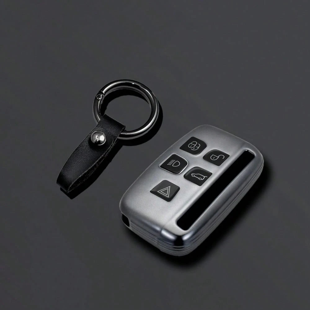 TPU Car Key Cover Compatible With Land Rover Range Rover, Range Rover Evoque, Range Rover Sport, Freelander, Discovery, Velar, XE, XF, XJ Accessories