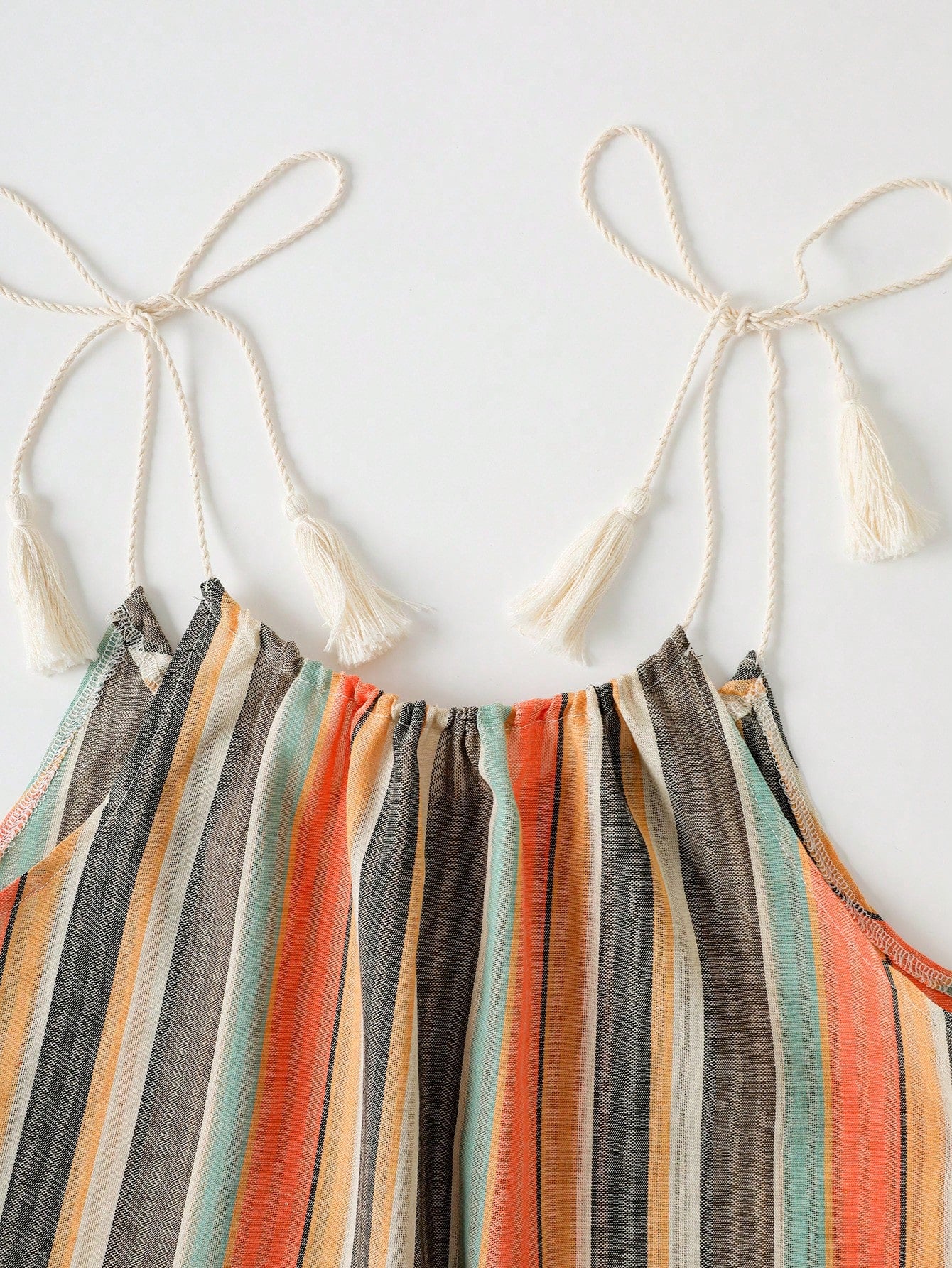Travachic Women's Vacation Beach Striped Camisole Cover-Up